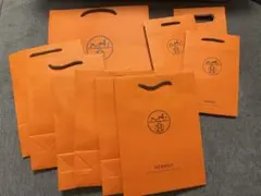 HERMES オレンジ ショップ袋 10枚セット