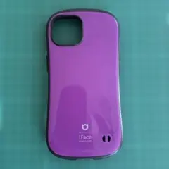 iFace iPhone15用ケース パープル