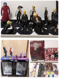 東リベ 黒川イザナ 灰谷蘭 灰谷竜胆 フィギュア まとめ売り 27体セット 特攻服姿の佐野万次郎、黒川イザナ、灰谷蘭、灰竜胆のフィギュア