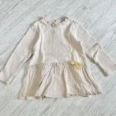 【美品】プティマイン　リブトップス