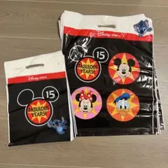 Disney store 15周年記念ショップ袋セット