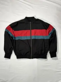 SENSE OF PLACEリバーシブルナイロンジャケット Lサイズ　黒　赤　緑