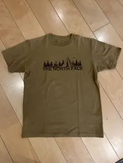 【NORTH FACE】 ノースフェイスTシャツ オリーブ サイズL 古着
