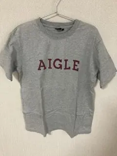 AIGLE ロゴプリント Tシャツ グレーのサムネイル