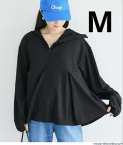 coca コカ　UV タックぺプラム　パーカー ブラック　M ラッシュガードのサムネイル