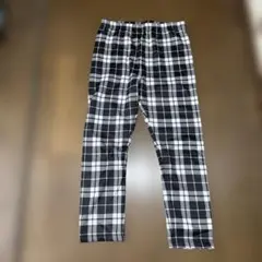 チェック柄 裏起毛 レギンスパンツのサムネイル