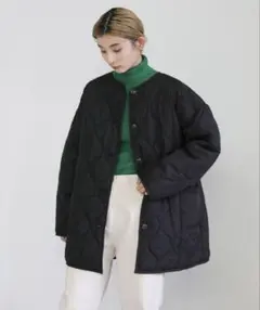 SELECT MOCA セレクトモカ バックドローストリングキルティングアウターのサムネイル
