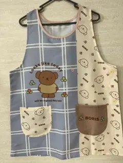 ★G575★新品　訳あり　ミッフィー ＆ボリス　エプロン　M～L