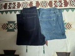 GU とユニクロ　デニムパンツ Lサイズ 2色セット