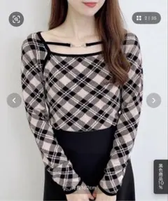 INGNI チェックニット