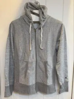 チャンピオン グレー フルジップ スウェットパーカー　XL