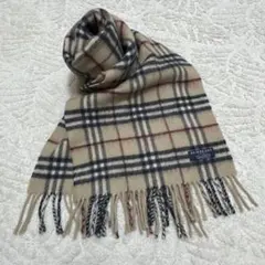 【バーバリー】Burberry ノバチェックマフラー 100%ウール 英国製