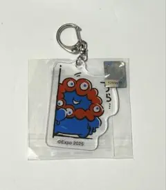 もっちり　ミャクミャク アクリルキーホルダー 新品未開封　万博　イラスト　ちら