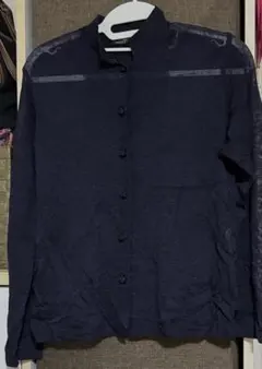 専用 【yoshie inaba 】シアーカーデ 【MK】グレーカーディガン