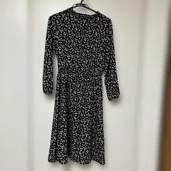 極美品 anySiS 花柄 長袖 ワンピース M オンワード樫山