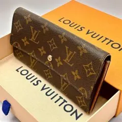 ルイヴィトン モノグラム 長財布 ポシェットポルトモネクレディ ヴィンテージ