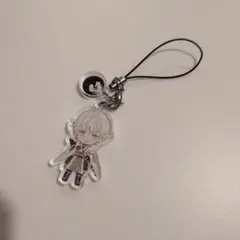 刀剣乱舞 とうらぶ 根付ストラップ ちび刀剣男士 鶴丸国永 アクリルキーホルダー