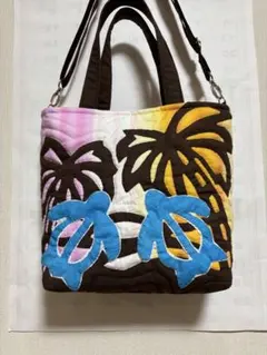 toshiko様専用 ホヌ ハワイアンキルトリュック ハンドメイド - メルカリ