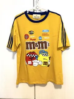 M&M's レーシングプリント Tシャツ イエローのサムネイル