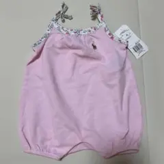 ラルフローレン　キャミソール　ロンパース　夏　6M 70cm ピンクのサムネイル