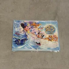 JCBカード　東京ディズニーシー20周年記念カードA6クリアファイル
