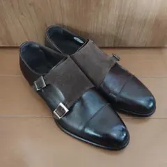 Pierre Cardin ダブルモンクシューズ イタリア製 サイズ5