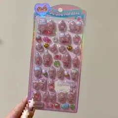 モンチッチ うるちゅるポップシール popseal ピンク