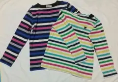 ミキハウス ダブルビー ボーダー ロンT