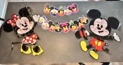 バースデー ガーランド アルミバルーン ミッキー ミニー 誕生日 セット