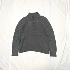 【Ralph Lauren】00sアンゴラ×メリノ・ハーフボタンハイネックニット