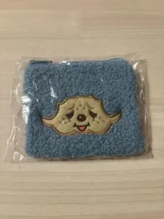 モンチッチ　もこもこスクエアポーチくすみカラーバージョン