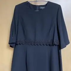 新品未使用　Laorneブラックフォーマルワンピース17号