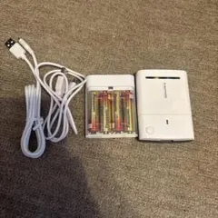 乾電池式充電器　充電ケーブル　別売可能　Cタイプ