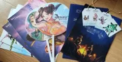 幻想水滸伝STAR LEAP しおり・うちわ・クリアファイル・フライヤーセット