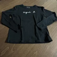 [美品] agnès b. ブラック 長袖Tシャツ サイズ1