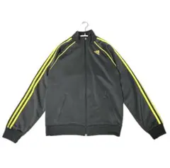 ADIDAS アディダス トラックジャケット ジャージ グレー イエロー M