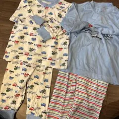 ベビーパジャマ 80センチ 車 乗り物 まとめ売り 美品 男の子