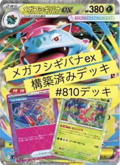 に*ー様 メガフシギバナex 構築済みデッキ #810デッキ