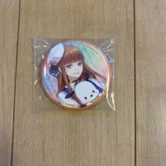 カラフルピーチ　えと　サンリオコラボ　缶バッジ