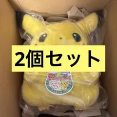 2個　新品 おかえり！ピカチュウ1/1 ぬいぐるみ ポケモン30周年