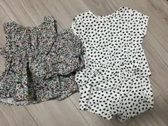 80センチ　女の子　セットアップ