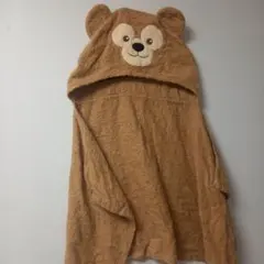 ディズニーシー　ダッフィー　フード付きタオル　ポンチョ　おくるみ