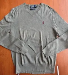 Polo by Ralph Lauren Vネックニット ピマコットン S