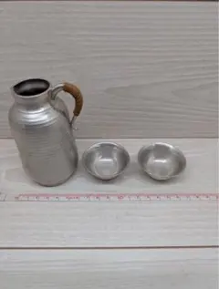 昭和レトロアンティークツルマル印水筒ニギリヤアルマイトキャニスターヴィンテージ 昭和レトロアンティークツルマル印水筒ニギリヤアルマイトキャニスター