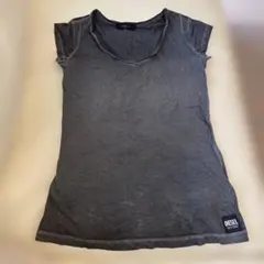 DIESEL Vネック　半袖　Tシャツ　ブラック