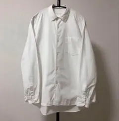 新型試着のみ✨24ss サイズ2 コモリシャツ 白 comoli - メルカリ