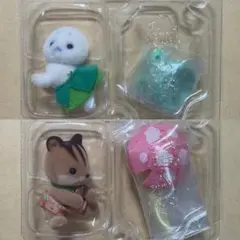 赤ちゃん妖精の森の仲間たち アザラシの赤ちゃん・くるみリスの赤ちゃん