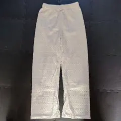 しまむら 総レースパンツ オフホワイト系