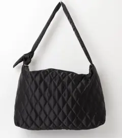 【新品タグ付】FREAK’S STORE キルティングショルダーバッグ ブラック