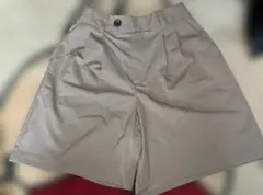 GU レディースハーフパンツ ベージュ L